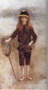 Pierre Renoir The Little Fisher Girl(Marthe Berard) Spain oil painting reproduction